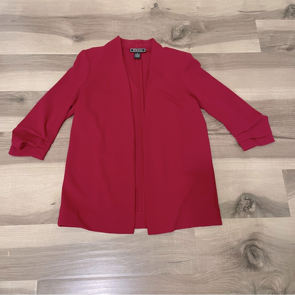 New York & Company Hot Pink Blazer Size Medium